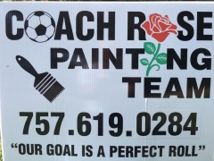 Coach Rose Painting Team