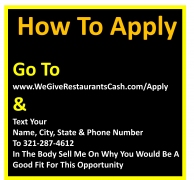 We Give Restaurants Cash